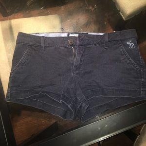Navy blue Abercrombie and Fitch shorts